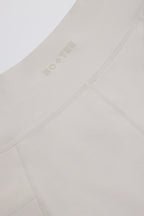 Chic Soft Active Pocket V-Waist Mini Shorts in Oat