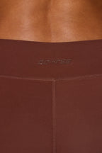 Chic Full Length Leggings with Pockets in Brown