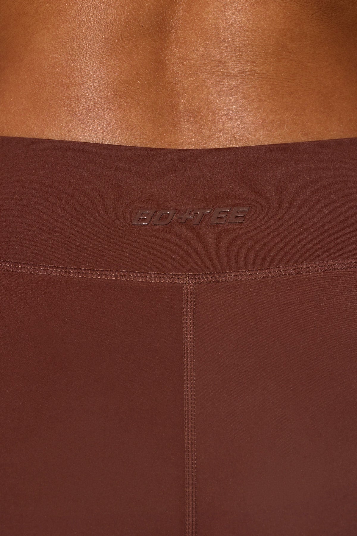 Chic Full Length Leggings with Pockets in Brown