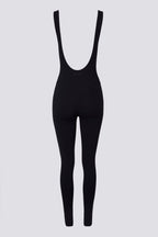 Chic Soft Active Backless Jumpsuit in Black