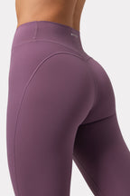Chic Soft Active Ruched Leggings in Dusk