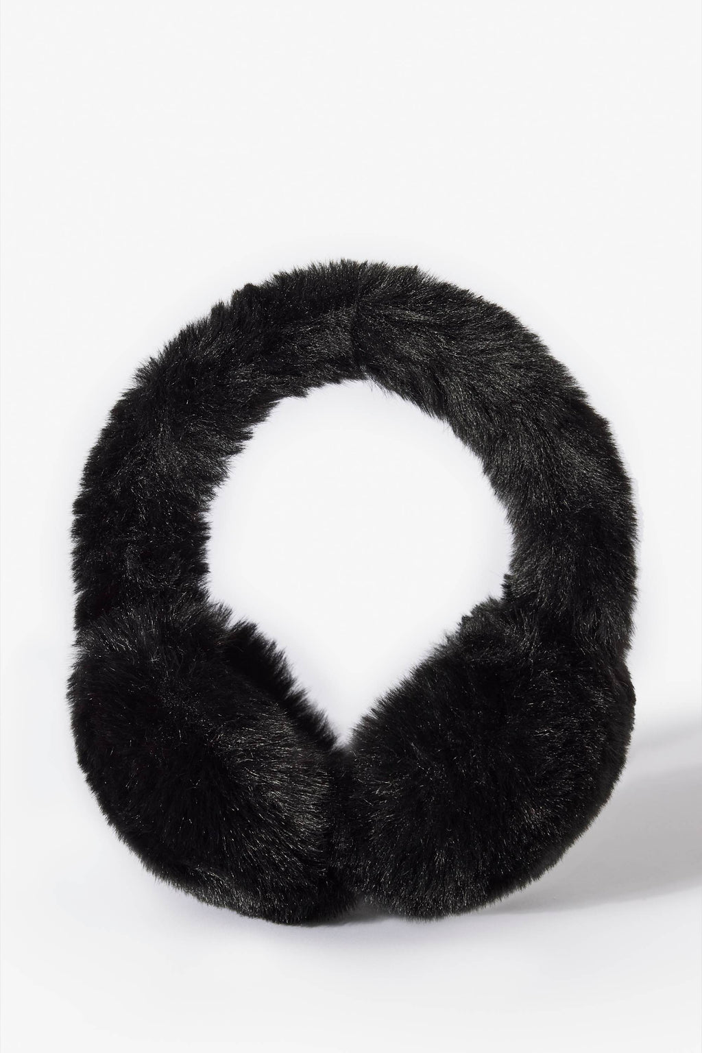 Chic Faux-Fur Earmuffs in Black