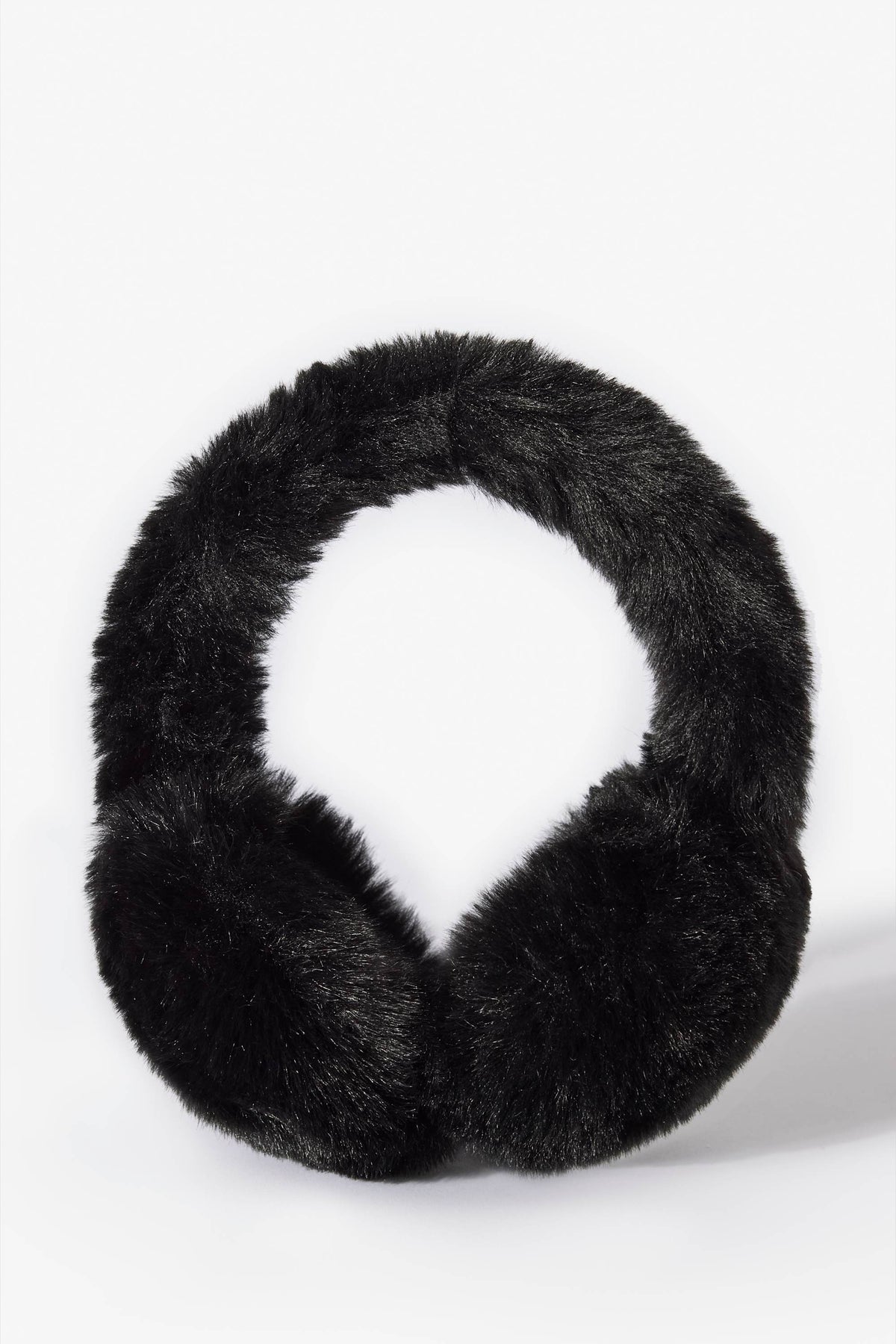 Chic Faux-Fur Earmuffs in Black