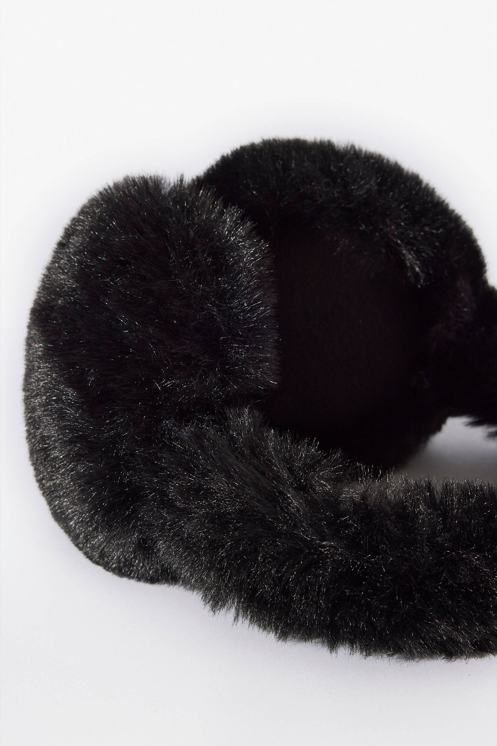 Chic Faux-Fur Earmuffs in Black