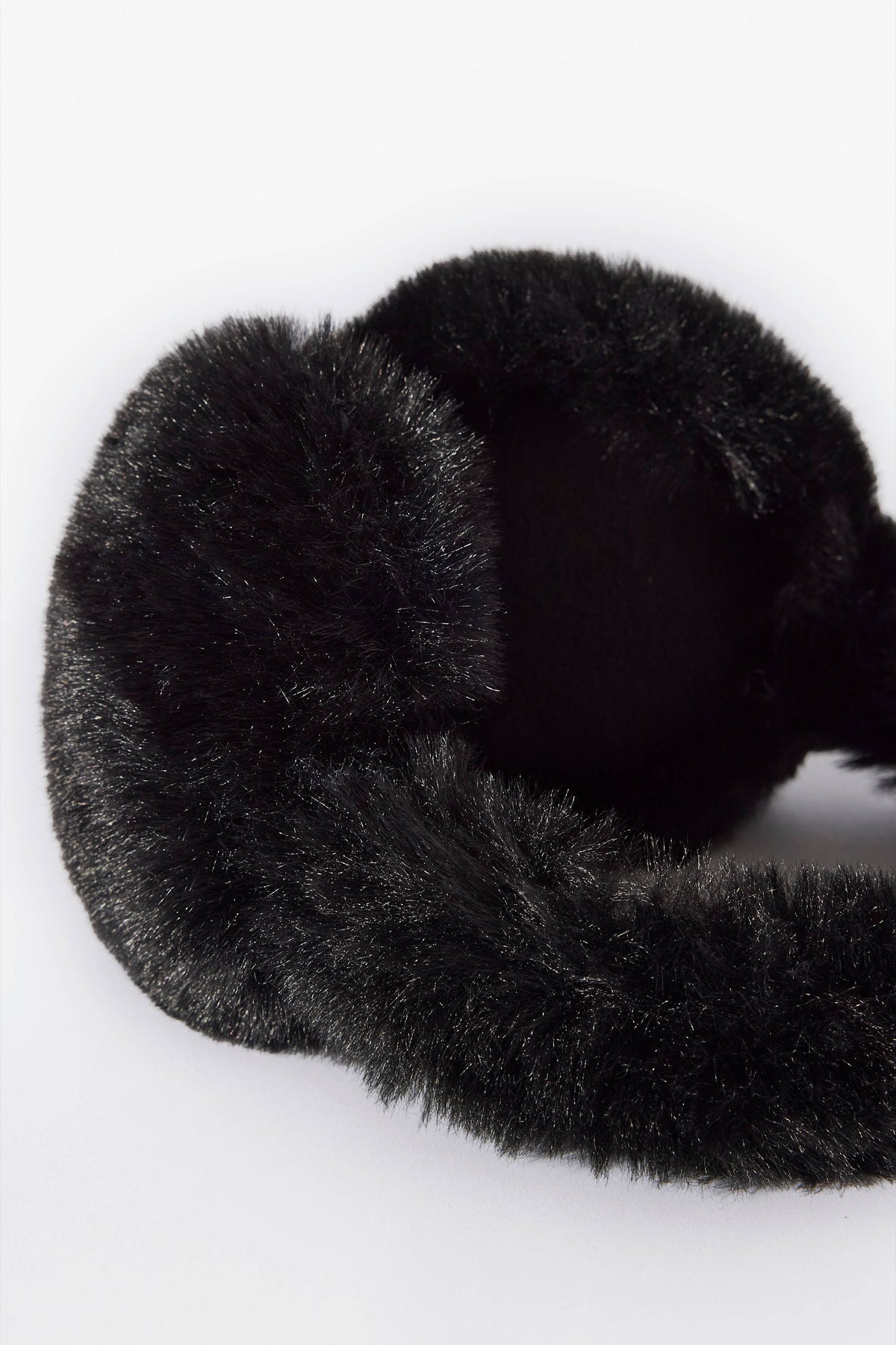 Chic Faux-Fur Earmuffs in Black