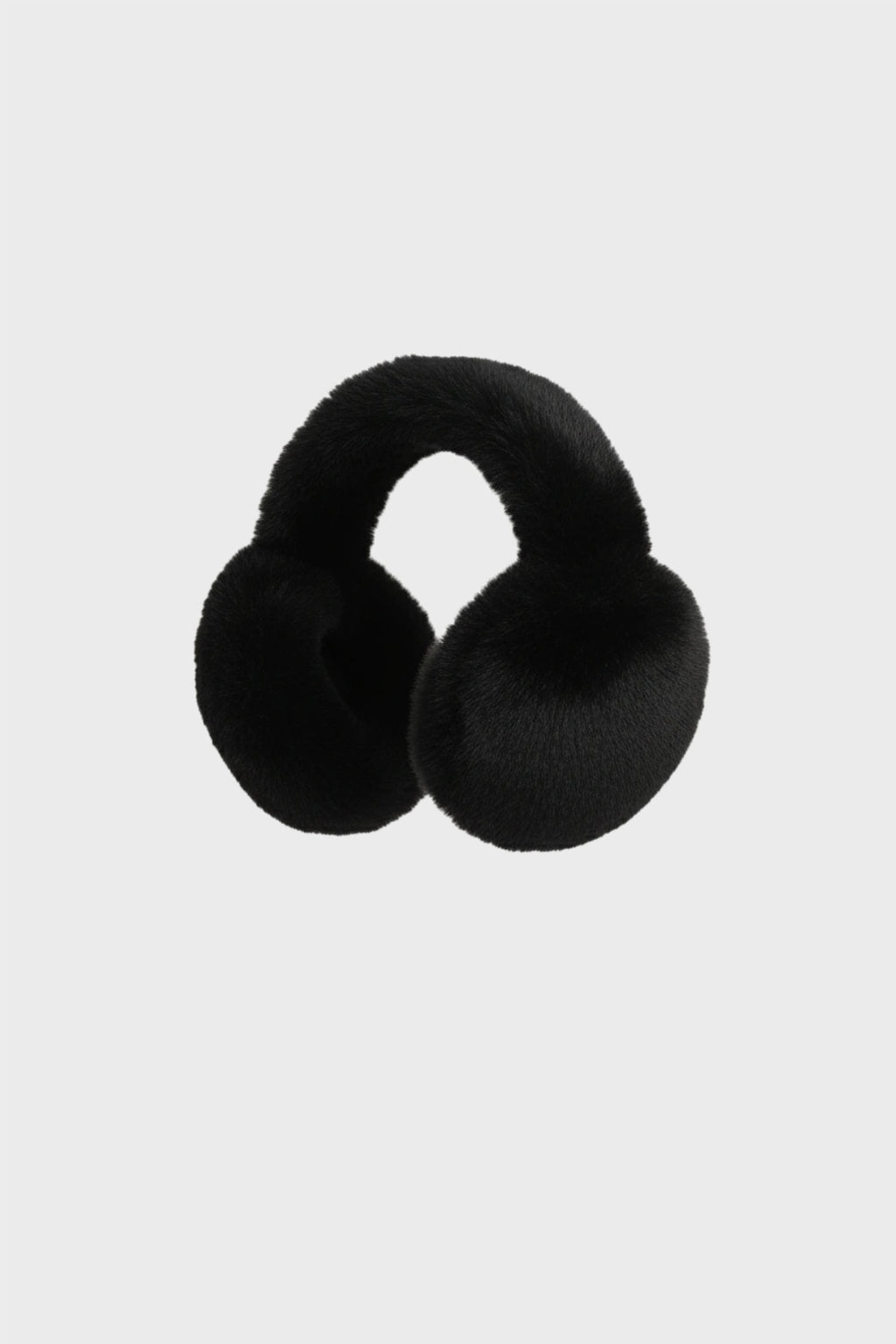 Chic Faux-Fur Earmuffs in Black