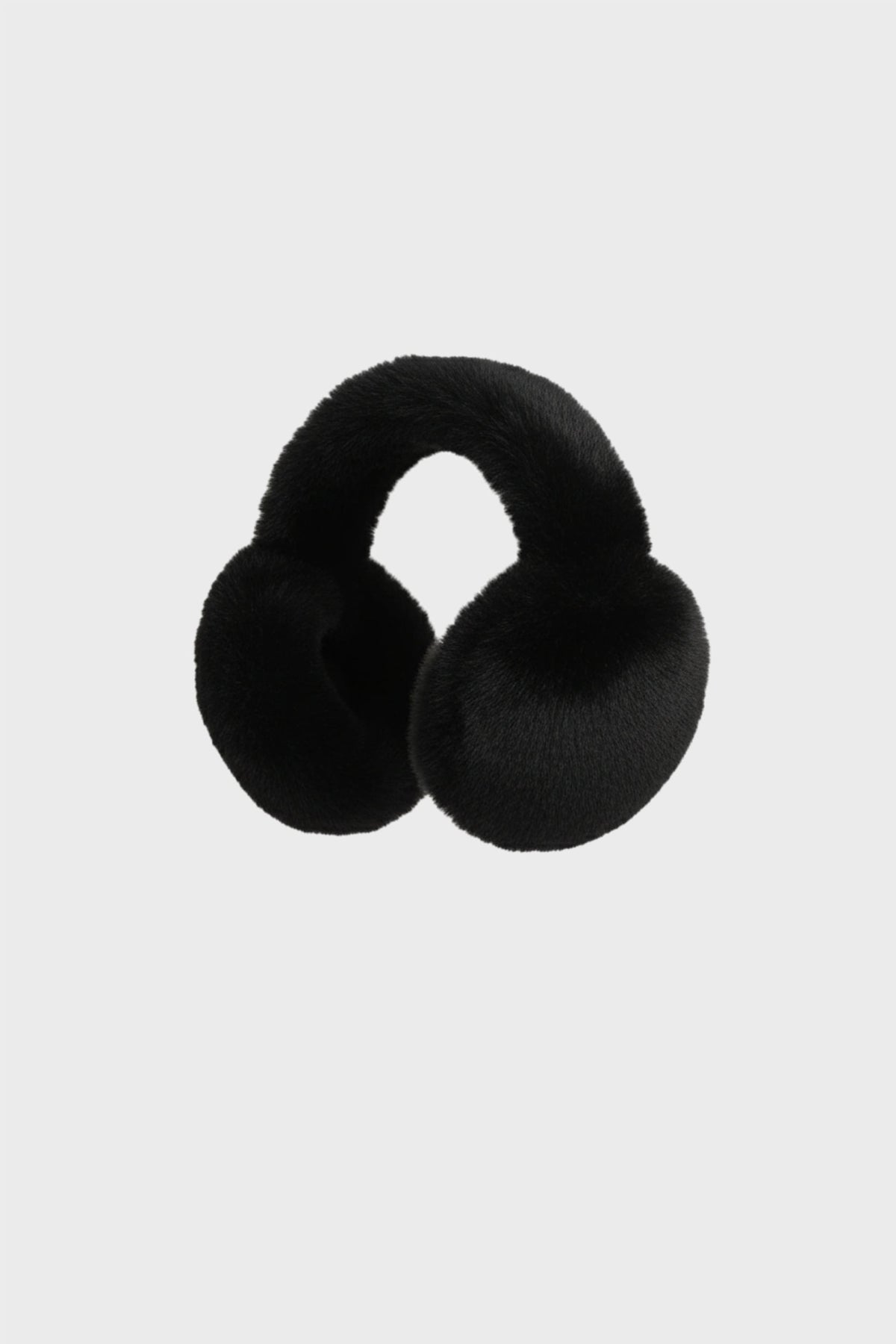 Chic Faux-Fur Earmuffs in Black
