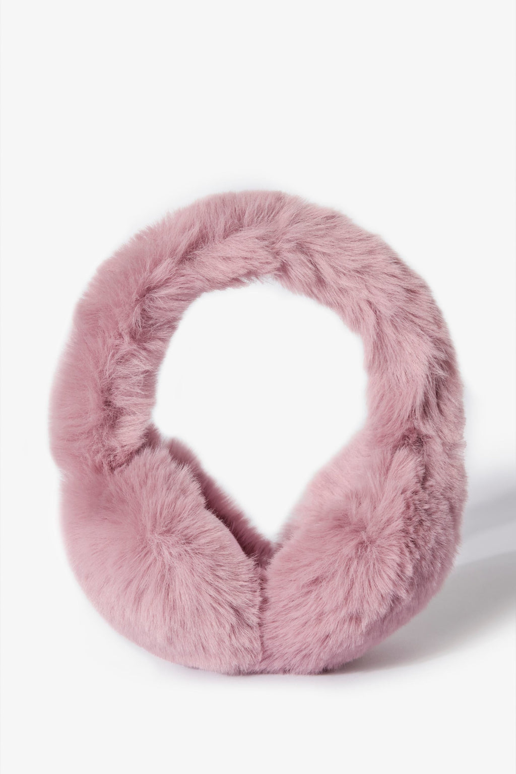 Chic Faux-Fur Earmuffs in Powder Pink
