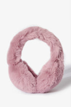 Chic Faux-Fur Earmuffs in Powder Pink