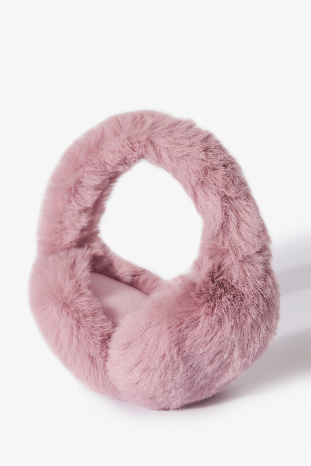 Chic Faux-Fur Earmuffs in Powder Pink