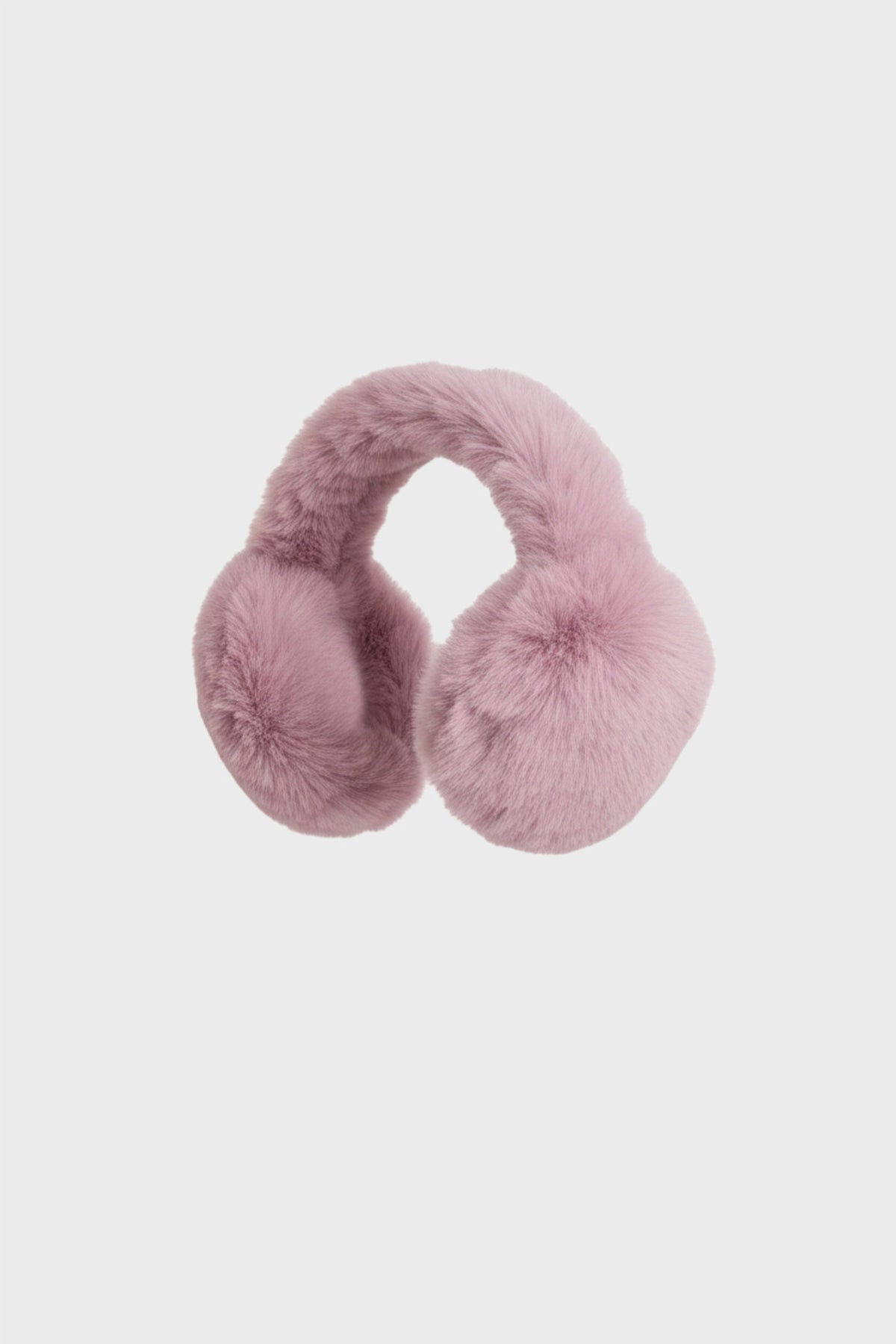 Chic Faux-Fur Earmuffs in Powder Pink