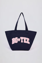 Chic Oversized Tote Bag in Classic Navy