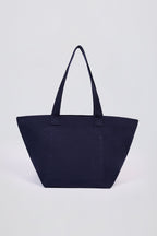 Chic Oversized Tote Bag in Classic Navy