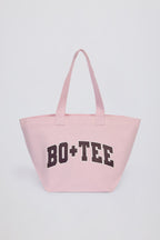 Chic Oversized Tote Bag in Powder Pink