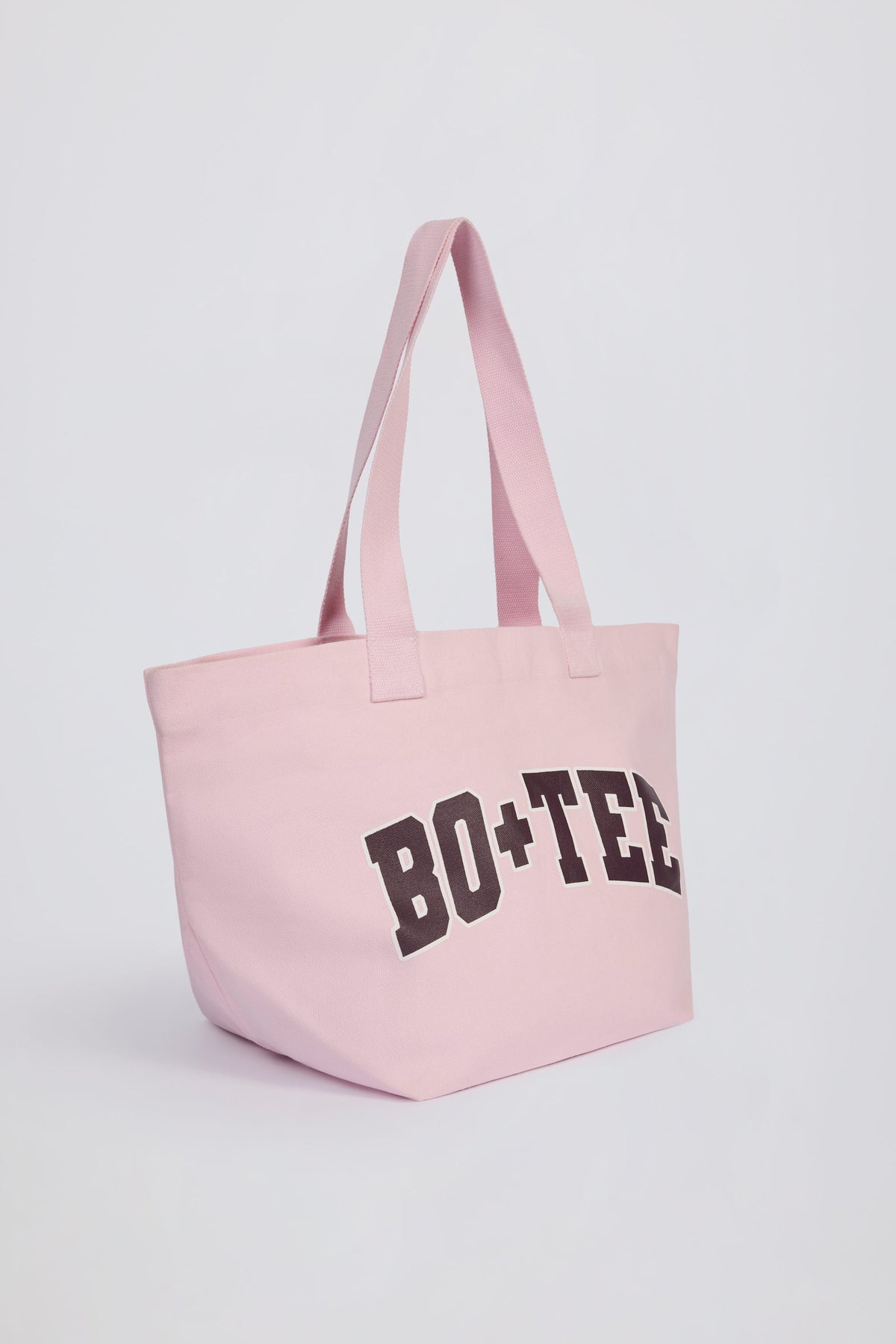 Chic Oversized Tote Bag in Powder Pink