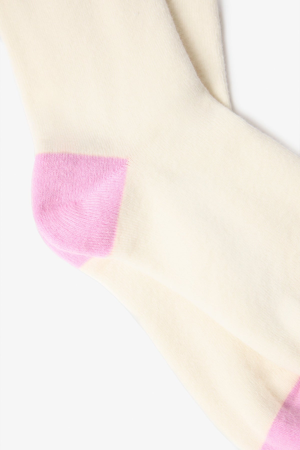 Chic Cotton Knee-High Ski Socks in Powder Pink