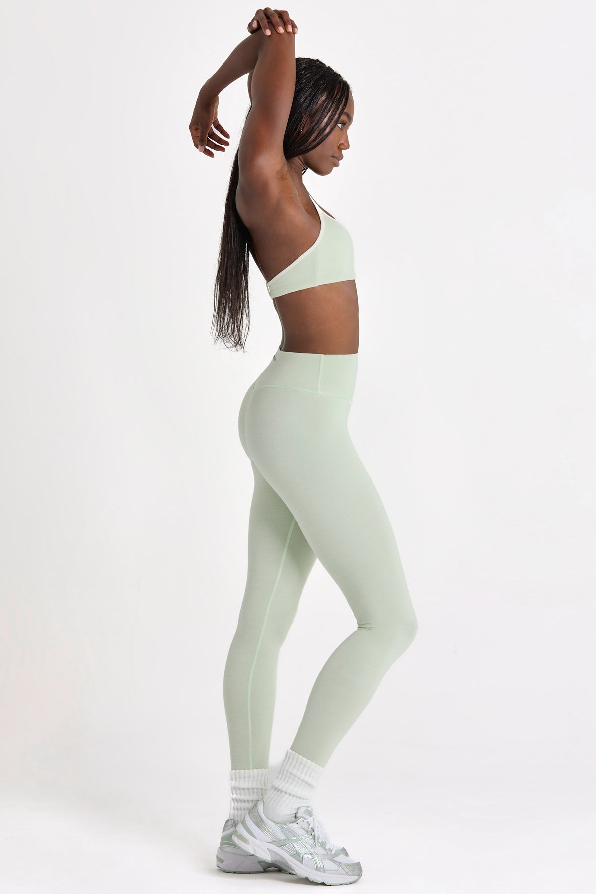 Chic Soft Active Full-Length Leggings in Pistachio