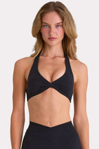 Chic Soft Active Sports Bra in Black