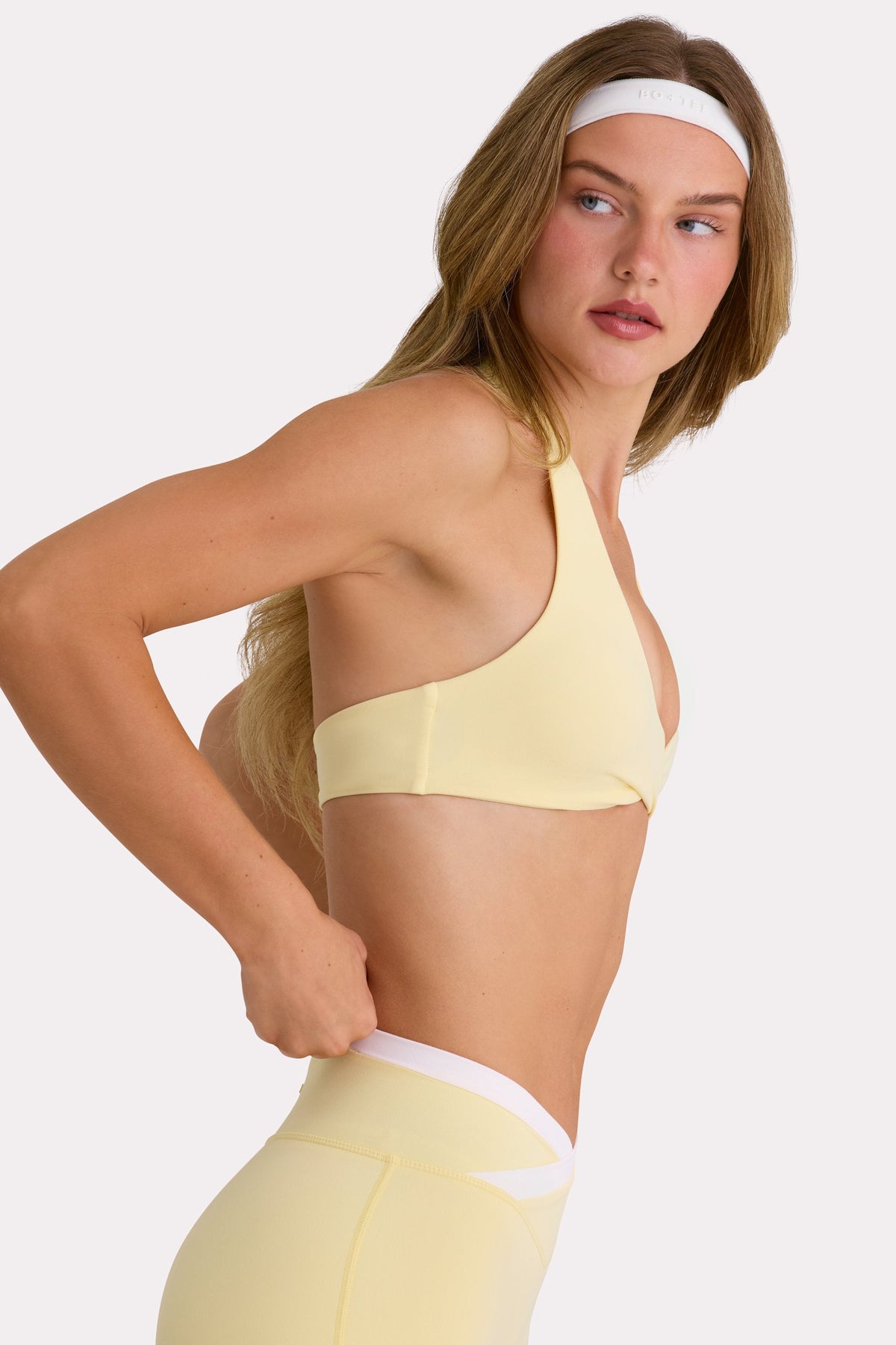 Chic Soft Active Sports Bra in Lemon