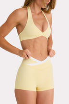 Chic Soft Active Sports Bra in Lemon