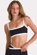 Chic Soft Active Sports Bra in Black
