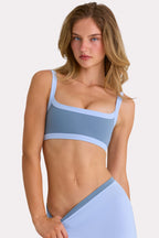 Chic Soft Active Sports Bra in Marine