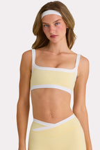 Chic Soft Active Sports Bra in Lemon