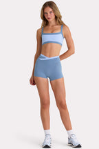 Chic Soft Active Shorts in Marine