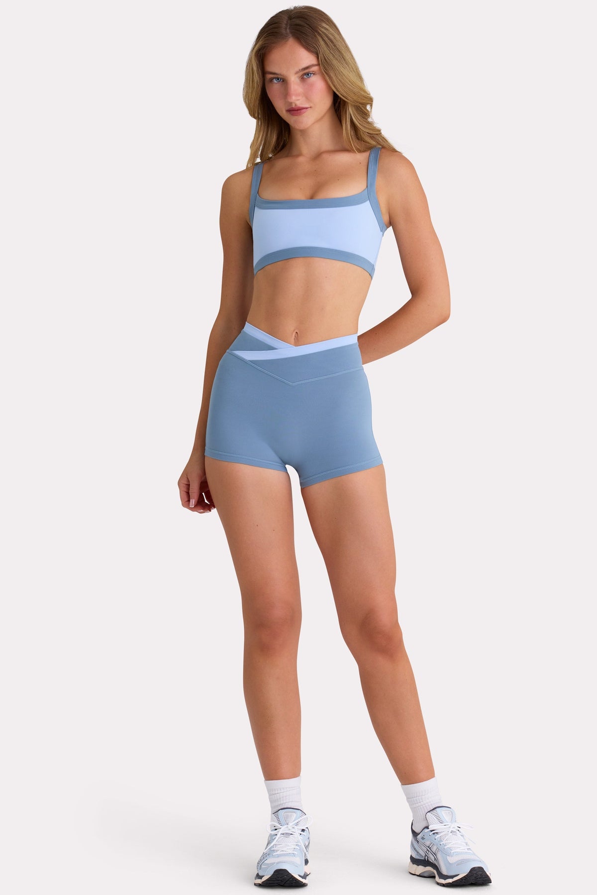 Chic Soft Active Shorts in Marine