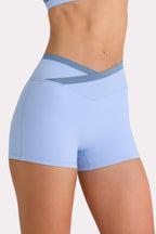 Chic Soft Active Shorts in Sky