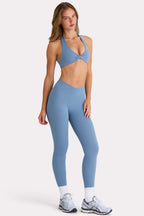 Chic Soft Active Leggings in Marine