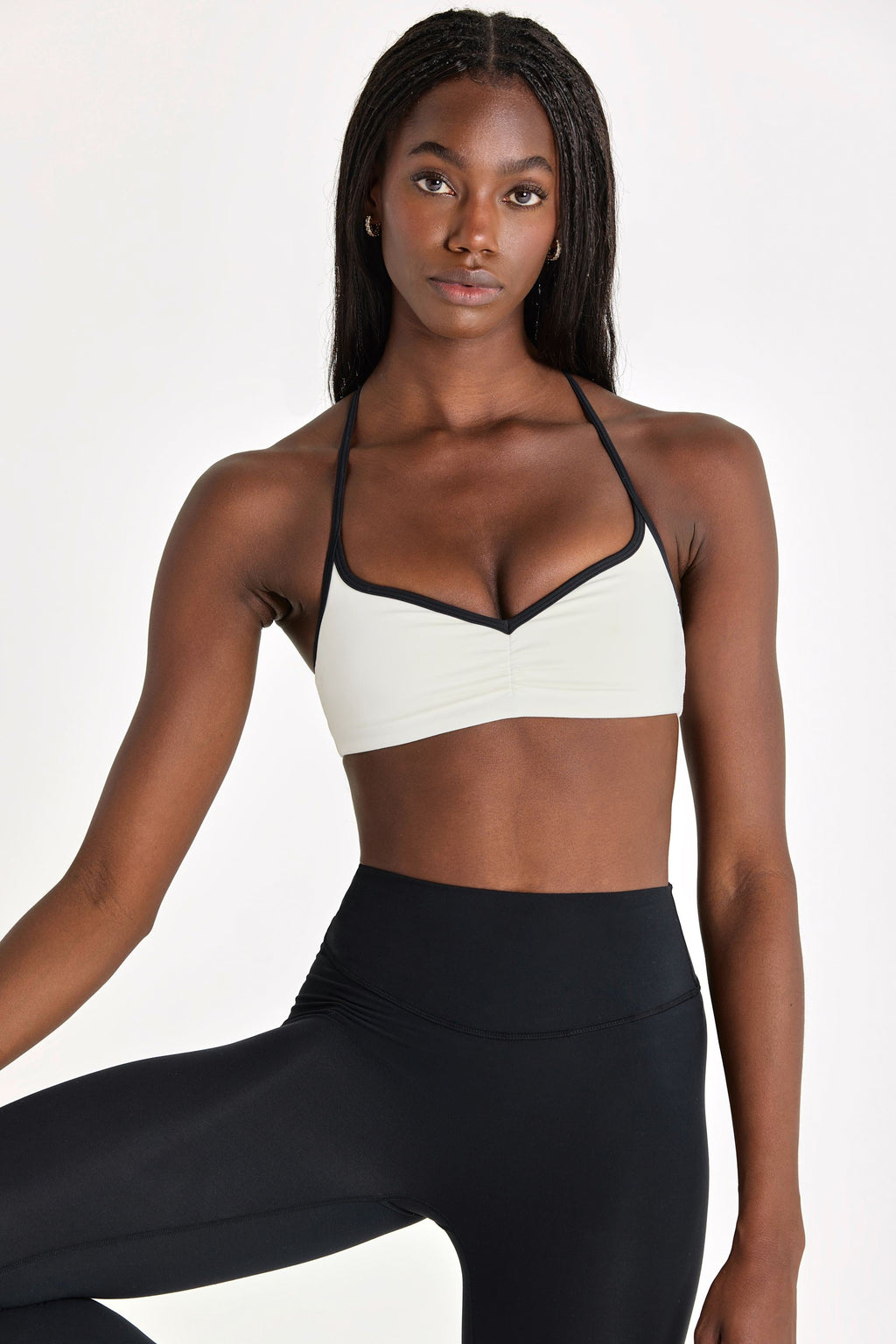 Chic Soft Active Sports Bra in Ivory
