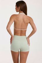 Chic Soft Active Mini Shorts in Pistachio