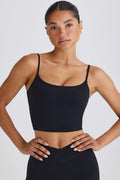 Chic Soft Active Tank Top in Black