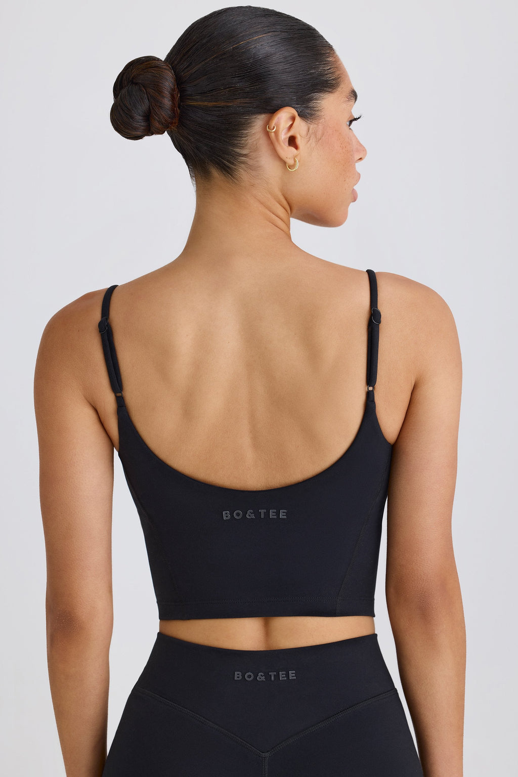 Chic Soft Active Tank Top in Black