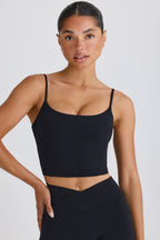 Chic Soft Active Tank Top in Black