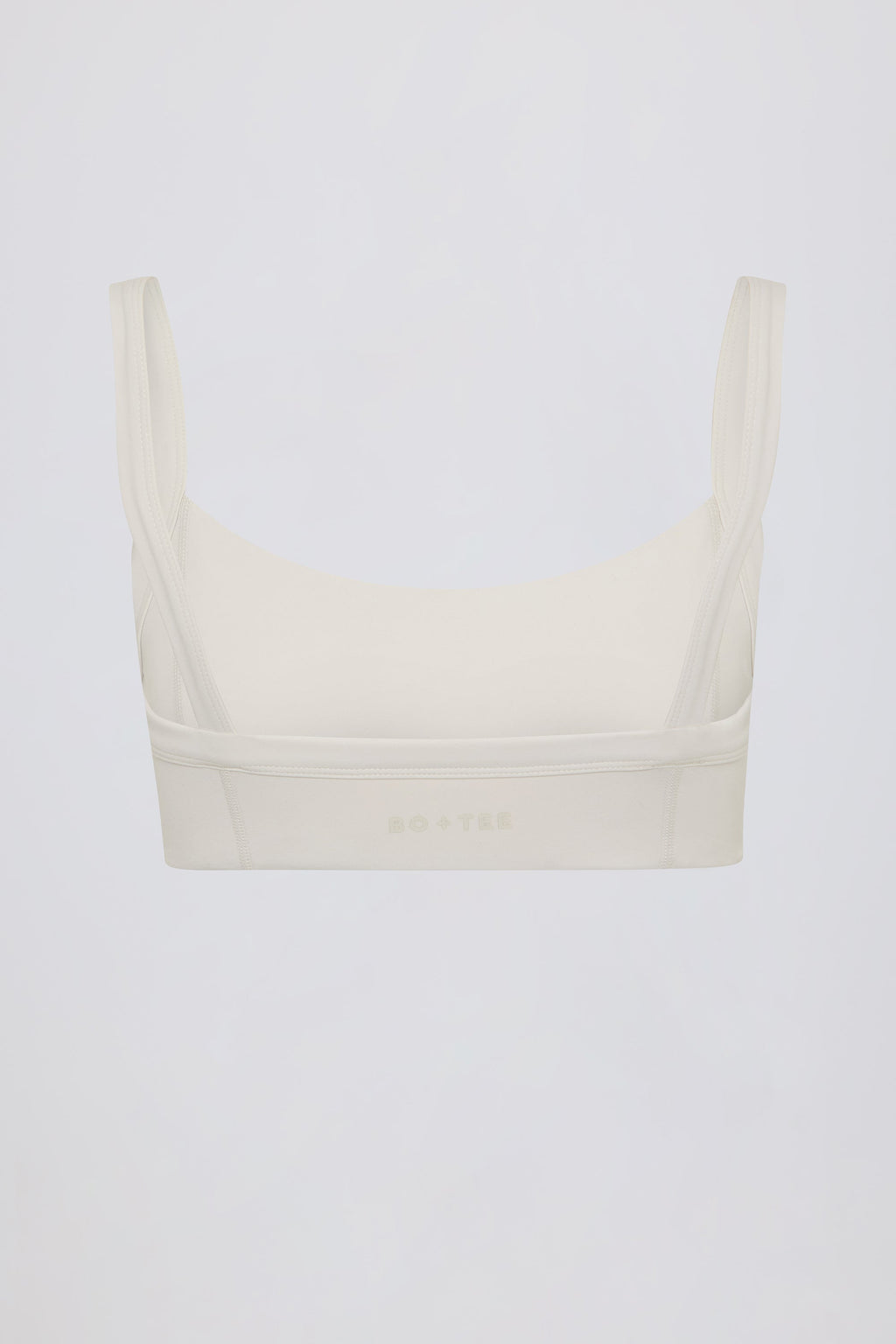Chic Soft Active Seam-Detail Sports Bra in Oat