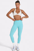 Chic Soft Active Leggings in Aqua
