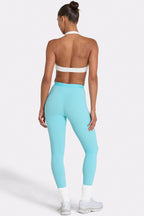 Chic Soft Active Leggings in Aqua