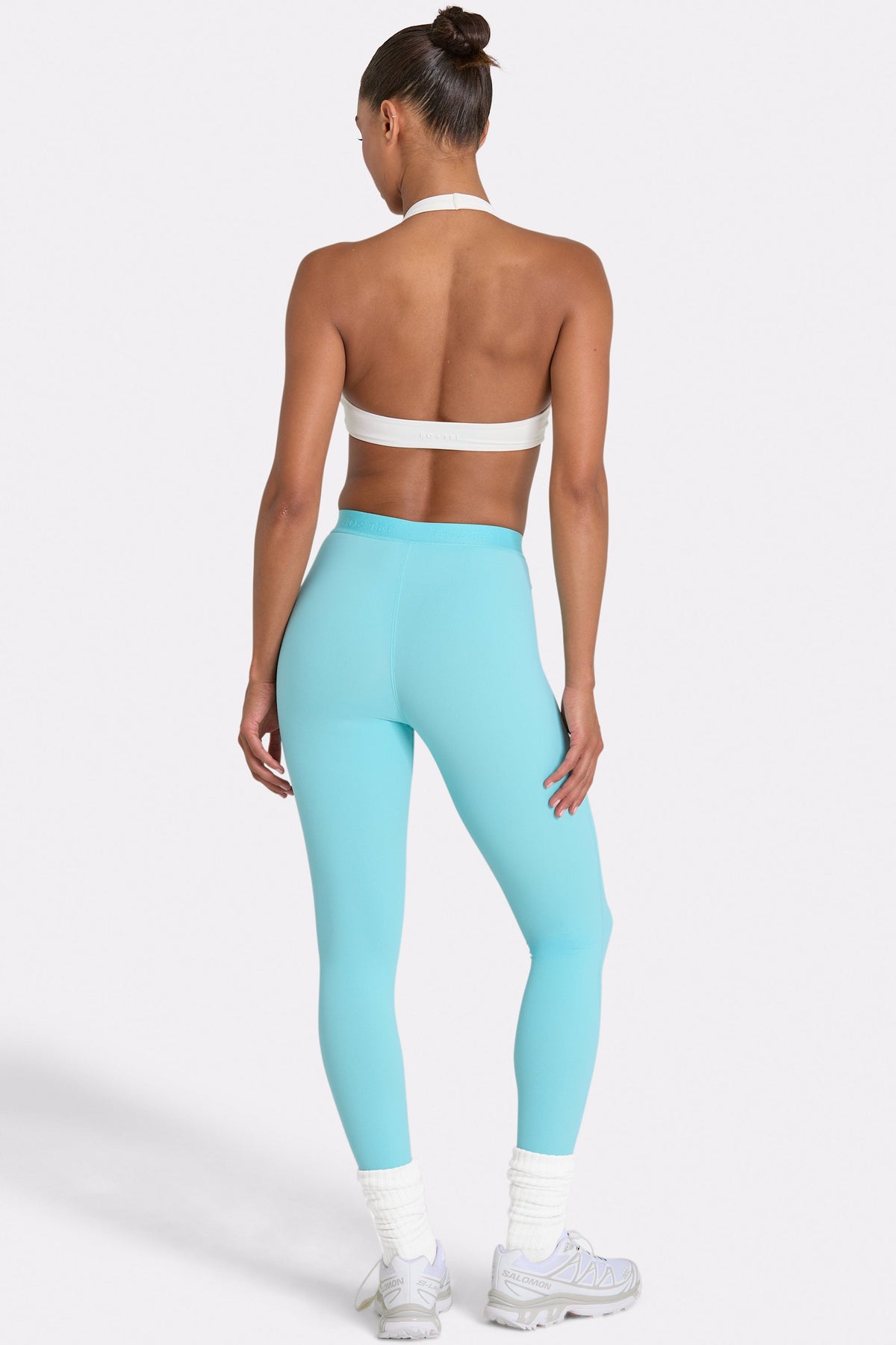 Chic Soft Active Leggings in Aqua
