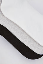 Chic Ribbed Crew Sock Bundle in Multi