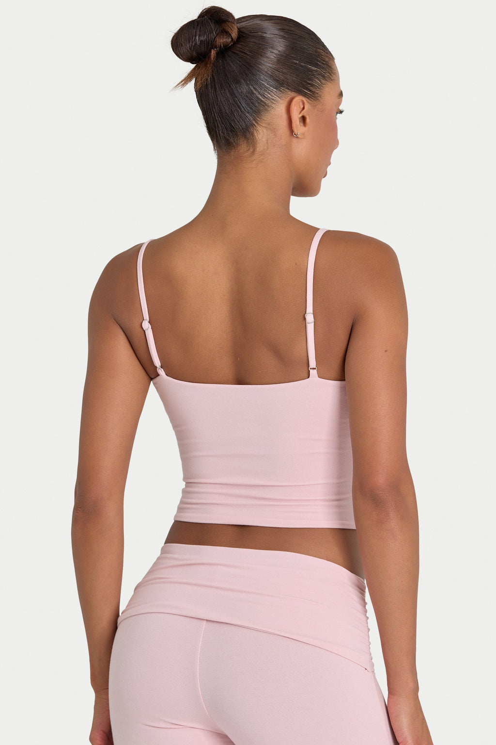 Chic ButterCloud Crop Tank Top in Blush