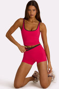Chic Soft Active Tank Top in Hot Pink