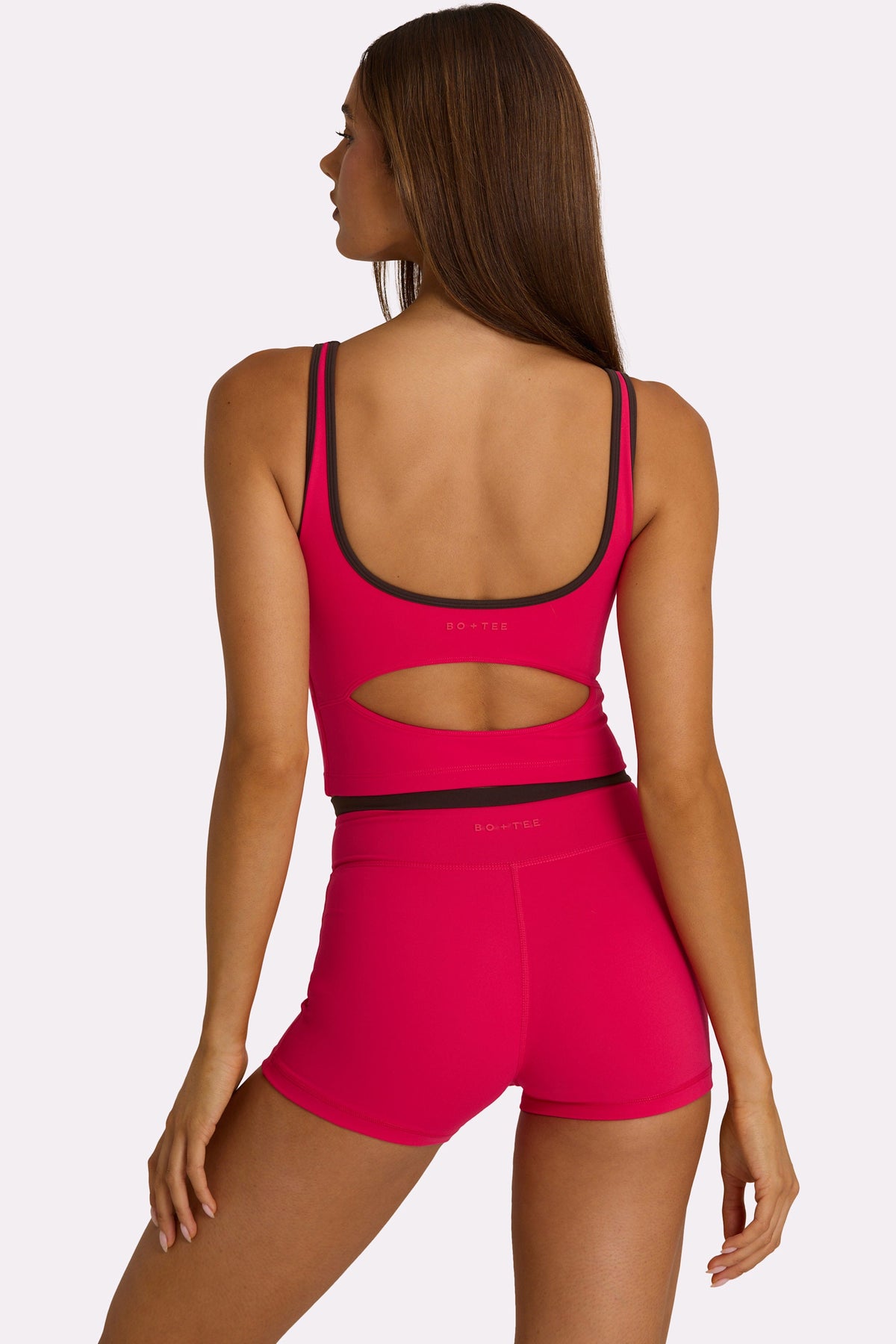 Chic Soft Active Tank Top in Hot Pink