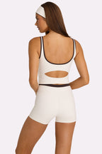 Chic Soft Active Tank Top in Coconut