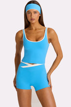 Chic Soft Active Tank Top in Electric Blue