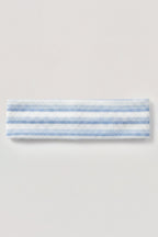 Chic Ribbed Jersey Headband in Blue Stripe