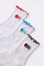 Chic 3-Pack Socks Bundle in White Multi