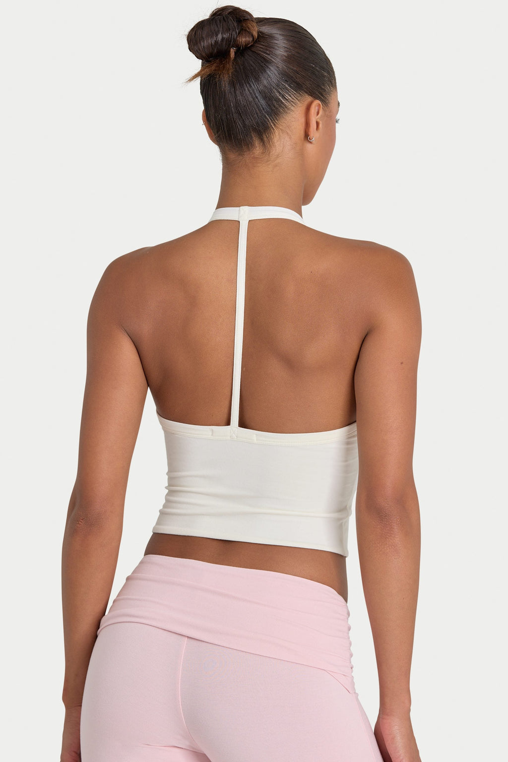 Chic ButterCloud Crop Tank Top in Coconut