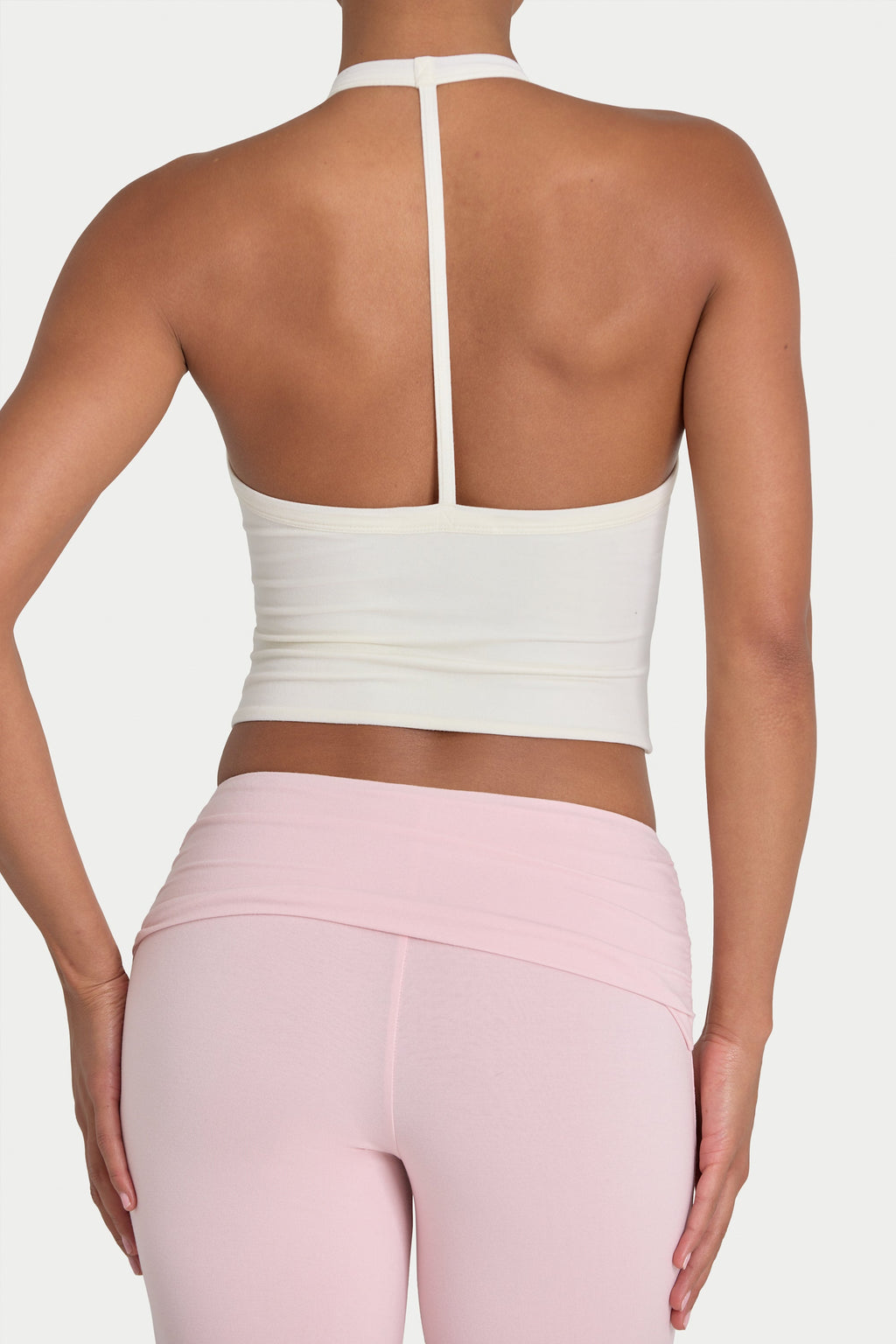 Chic ButterCloud Crop Tank Top in Coconut
